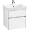 Image de V&B Collaro Meuble sous-lavabo 55,4x54,6x44,4cm, avec WT, blanc brillant