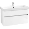Image de V&B Collaro Meuble sous lavabo 95,4x54,6x44,4 cm, WT avec, blanc brillant