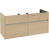 Image de V&B Meuble sous lavabo Collaro 115,4x54,6x44,4 cm, EV centré, chêne nordique