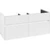 Image de V&B Meuble sous-lavabo Collaro 115,4x54,6x44,4 cm, vasque centrale, blanc mat