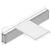 Image de Hera Applique murale LED Intero-Line, noir, 120 cm, aluminium, CCT up/down