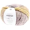 Image de Rico Creative Laine Chunky Melange - Taille des aiguilles : 6-7 mm - Avec dégradé de couleur (065 violet/jaune)
