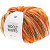 Image de Laine WOOLY WAVES, Rico Design 002 Orange
