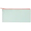 Image de Trousse fantaisie Rico Design - Menthe et confettis dorés - 21 x 10,5 cm