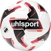 Image de Uhlsport Soccer Pro Synergy Balles Ballon de Football pour Le Jeu et l'entraînement FIFA Basic Blanc/Noir/Rouge Fluo 4