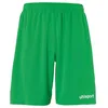 Image de uhlsport Performance Shorts Shorts de Sport pour Hommes Football Soccer Fitness Randonnée Cyclisme Course à Pied - 100% Polyester recyclé - Vert/Blanc - Taille XL