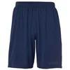 Image de uhlsport Performance Shorts Shorts de Sport pour Hommes Football Soccer Fitness Randonnée Cyclisme Course à Pied - 100% Polyester recyclé - Bleu Marine - Taille L