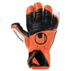 Image de uhlsport Super Resist+ HN Gants de Gardien de But Gloves pour Adultes et Enfants Semi-négatif Football Foot Soccer - Convient à Tout Type de Surface - Orange Fluo/Blanc/Noir - Taille 9