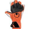 Image de uhlsport Soft Resist+ Gants de Gardien de But Gloves pour Adultes et Enfants Football Foot Soccer - Convient à Tout Type de Surface - Orange Fluo/Blanc/Noir - Taille 10.5