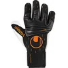 Image de uhlsport Speed Contact ABSOLUTGRIP Reflex Gants de Gardien de But Football Soccer Adulte, Jeunes Noir/Blanc/Fluo Orange - Taille 8.5
