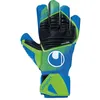 Image de uhlsport AquaSOFT Gants de Gardien de But Taille 8,5 Pacifique/Vert Fluo