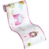 Image de Papier Peint Enfant Little Stars Papier peint intissé 5.00 m x 0.17 m Rosé Blanc Rose Fabriqué en Allemagne par Livingwalls 358532 35853-2