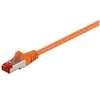 Image de CAT 6 Câble de Liaison, S/FTP (PiMF), Orange, 2m Longueur