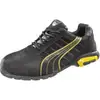 Image de PUMA Chaussure de sécurité Ams.Low taille 46 noir/jaune cuir S3 SRC EN20345
