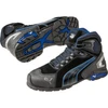 Image de Sicherheitsstiefel Rio Black Mid Gr. 39 noir/bleu cuir S3 SRC EN20345