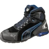 Image de Sicherheitsstiefel EN20345 S3 Rio Black Mid taille 47 cuir velours coque aluminium
