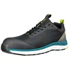 Image de ALBATROS AER55 Impulse Low Chaussures de sécurité S1P ESD HRO SRC avec embout en fibre de verre Protection anti-perforation sans métal Antidérapant Résistant à la chaleur Unisexe, noir/bleu, 37 EU