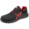 Image de ALBATROS Grid Low S3 SRC Chaussures de travail avec embout en fibre de verre Protection anti-perforation Antidérapantes Sans métal Unisexe, noir/rouge, 44 EU