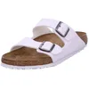 Image de BIRKENSTOCK Arizona 51791 Mules pour femme, Blanc., 39 EU