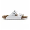 Image de Birkenstock pour femme. 552683 Sandales Arizona BF (Ajustement Étroit) blanc (37), Plat, Aucun, Casuel