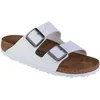 Image de Birkenstock 552683 Arizona white, Birko Flor Homme White EU 38