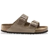 Image de Birkenstock pour homme. 552811 Sandales en Cuir Arizona (Coupe Régulière) marron (41), Plat, Aucun, Casuel
