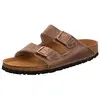Image de Birkenstock 552813 Arizona SFB tabacco brown, Oiled Leather Homme Brown EU 35