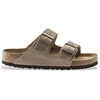 Image de Birkenstock pour femme. 552813 Sandales en Cuir Arizona (Coupe Étroite) marron (39), Plat, Aucun, Casuel
