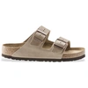 Image de Birkenstock pour femme. 552813 Sandales en Cuir Arizona (Coupe Étroite) marron (40), Plat, Aucun, Casuel