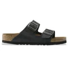 Image de Birkenstock pour homme. 752481 Sandales en Cuir Arizona (Coupe Régulière) noir (41), Plat, Aucun, Casuel