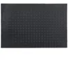 Image de Relaxdays Paillasson 60 x 40 cm Tapis de Sol antidérapant Caoutchouc Tapis entrée intérieur extérieur Noir