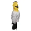 Image de Relaxdays Déco Jardin Perroquet, HxLxP : 51 x 7 x 8 cm, Oiseau décoratif, pour l'extérieur, Plastique, coloré