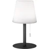 Image de FHL easy! Lampe de table sans fil Garden - Interrupteur à tirette - Luminosité réglable en 2 niveaux - RVB en continu - Durée d'éclairage jusqu'à 16 h - 1 LED 2 + 0,8 W - 180 lumens - 3000 K - Blanc