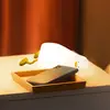 Image de FH Lighting Lampe de chevet LED à accu Ducky, canard, blanc, minuterie, intensité