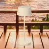 Image de FH Lighting Lampe à poser LED rechargeable Sienna Pro beige sable, 24 cm, métal IP54