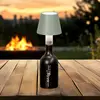 Image de FH Lighting Lampe LED pour bouteille Fiocco, vert sauge, CCT, IP54, à intensité variable