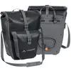 Image de Vaude Sacoche pour arrière de vélo   Lot de 2   sans PVC, sacoches de vélo en bâche   sacoche étanche avec poche avant et un volume Total de stockage de 51 litre., mixte, Aqua Back Plus, noir