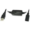 Image de LogiLink UA0145 Câble USB 2.0 avec répéteur 15 m Noir