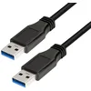 Image de LogiLink CU0040 Câble USB 3.0 Mâle/Mâle 3 m Noir