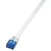 Image de LogiLink CP0141 Câble réseau Cat5e UTP AWG 30 RJ45 20 m Bleu/Blanc