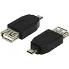 Image de LogiLink AU0029 Adaptateur USB 2.0 Micro B Mâle/A Femelle Noir