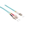 Image de LogiLight Fibre Optique Jarretiere Optique Patch Cable (50125µ oM3 LCSC Bleu Clair 0,5 m