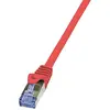 Image de LogiLink PrimeLine Câble réseau Cat6A S/FTP AWG26 PIMF LSZH 1 m Rouge