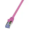 Image de LogiLink PrimeLine Câble réseau Cat6A S/FTP AWG26 PIMF LSZH 3 m Rose