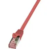 Image de LogiLink PrimeLine Câble réseau Cat6 S/FTP AWG27 PIMF LSZH 0,50 m Rouge