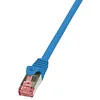 Image de LogiLink PrimeLine Câble réseau Cat6 S/FTP AWG27 PIMF LSZH 0,50 m Bleu
