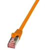 Image de LogiLink PrimeLine Câble réseau Cat6 S/FTP AWG27 PIMF LSZH 2 m Orange
