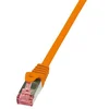 Image de LogiLink PrimeLine Câble réseau Cat6 S/FTP AWG27 PIMF LSZH 7,50 m Orange