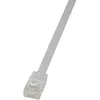 Image de LogiLink SlimLine Câble réseau Cat6 U/UTP AWG32 2,00 m Blanc