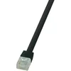 Image de LogiLink SlimLine Câble réseau Cat6 U/UTP AWG32 7,50 m Noir